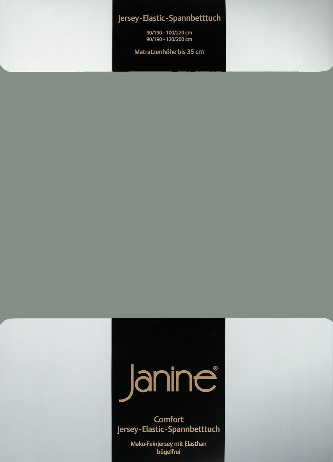 Janine Spannbettlaken ELASTIC 5002 | Grün