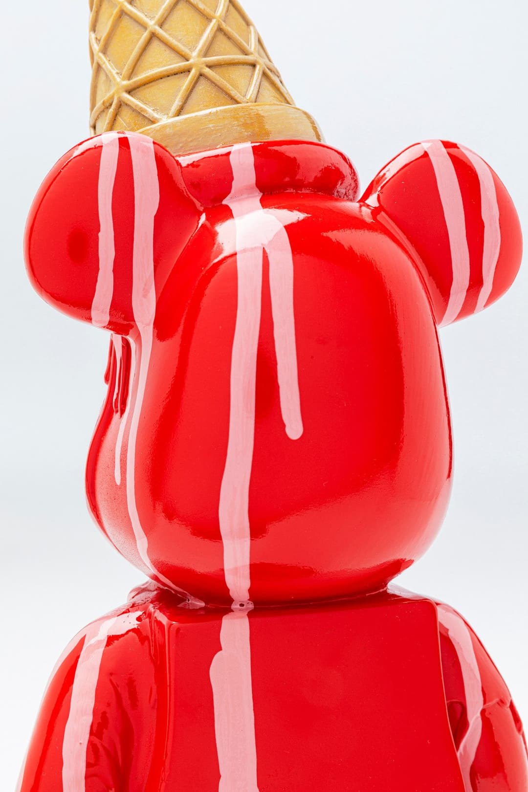Kare Design Dekofigur Gelato Bear | Rot
