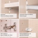 rauch Kleiderschrank HILDESHEIM | Grau 4