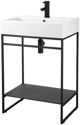 welltime Waschtisch Loft | Schwarz
