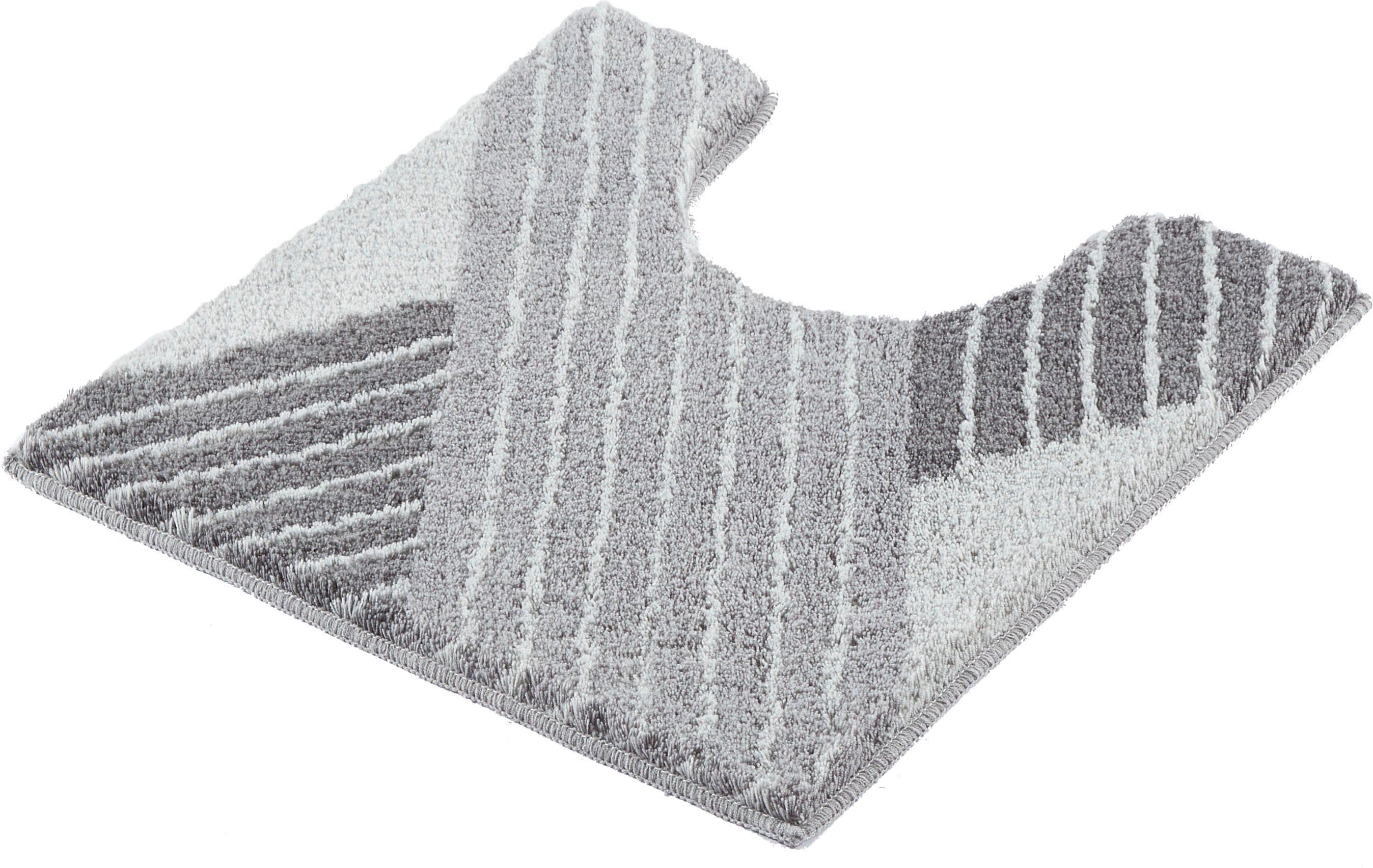 Kleine Wolke Badematte Cross | Grau