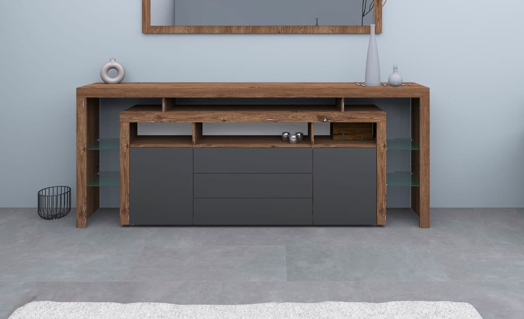 borchardt Möbel Sideboard Rosario | Grau