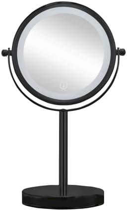 Kleine Wolke Bright Mirror Kosmetikspiegel | Schwarz