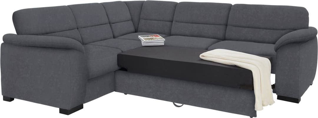 sit&more Ecksofa Montego L-Form | Grau