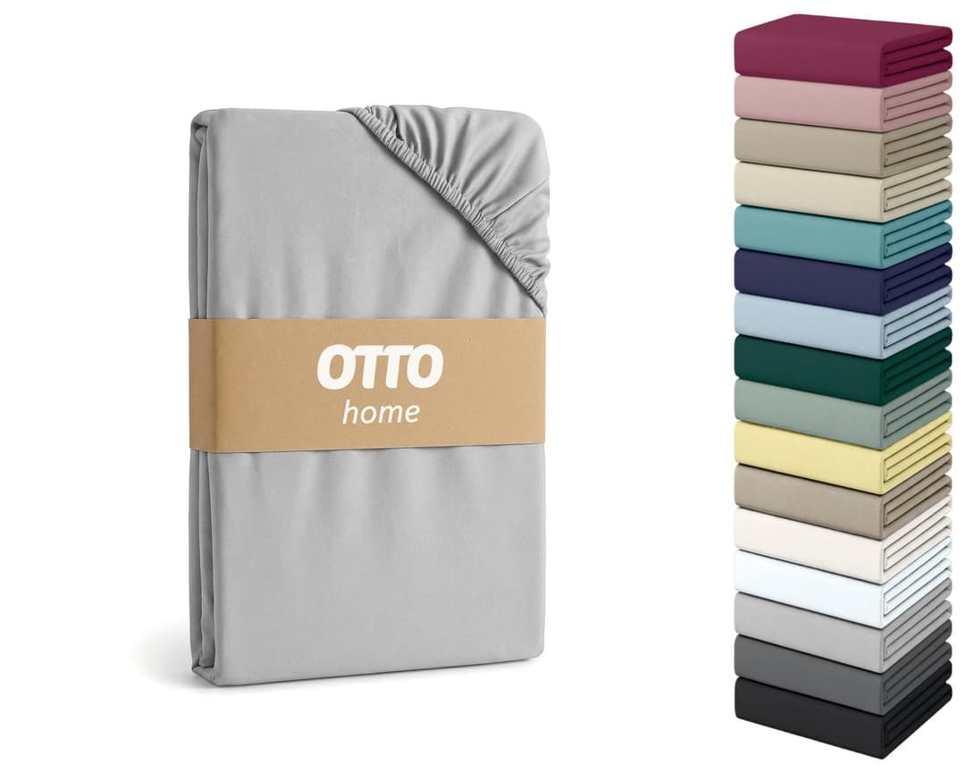 OTTO home Spannbettlaken PHYSALIS Comfort | Grau