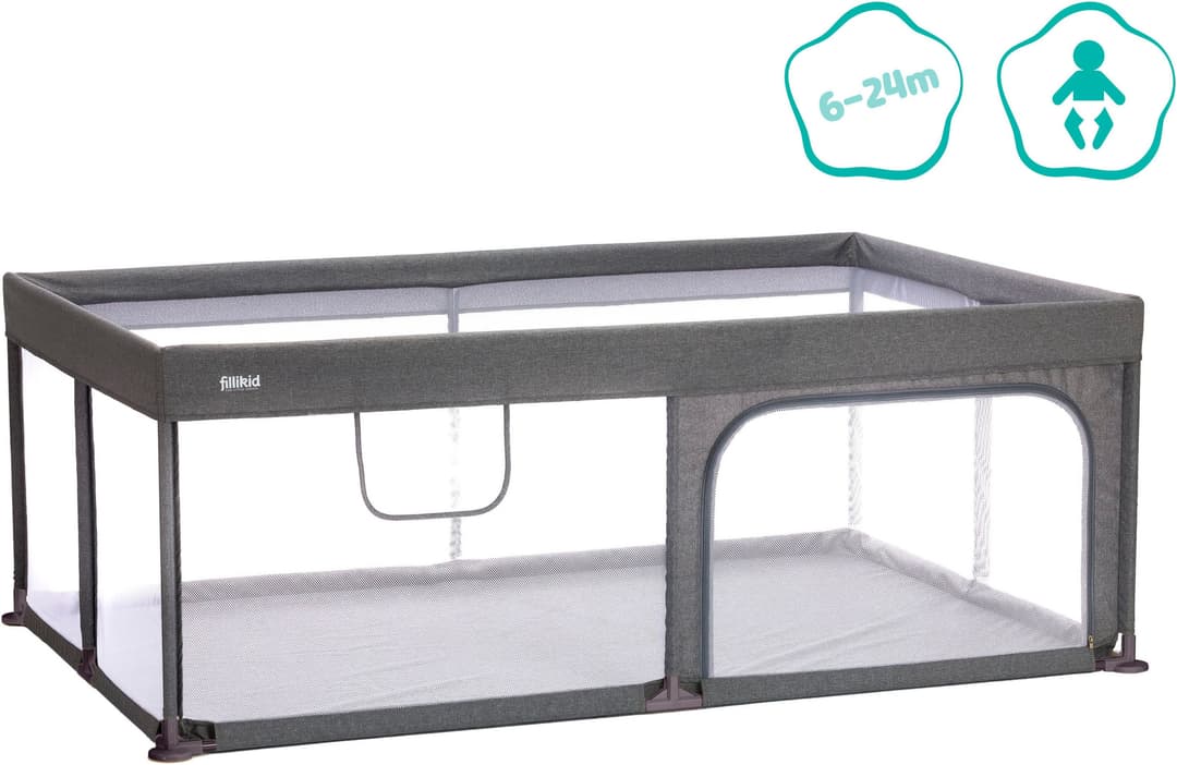 Fillikid Laufgitter Rio XL | Grau