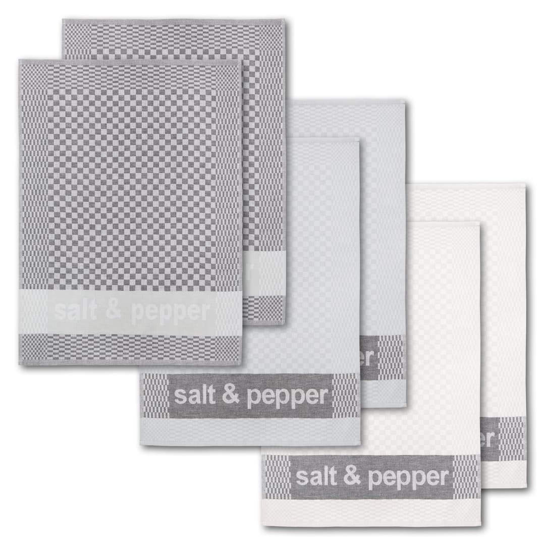 Dyckhoff Geschirrtuch Salt & Pepper | Grau