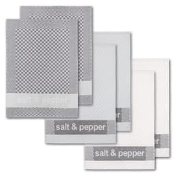 Dyckhoff Geschirrtuch Salt & Pepper | Grau