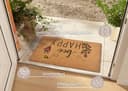 HANSE Home Fußmatte Bee Happy | Holztöne 3