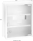 WENKO Medizinschrank | Silber 5