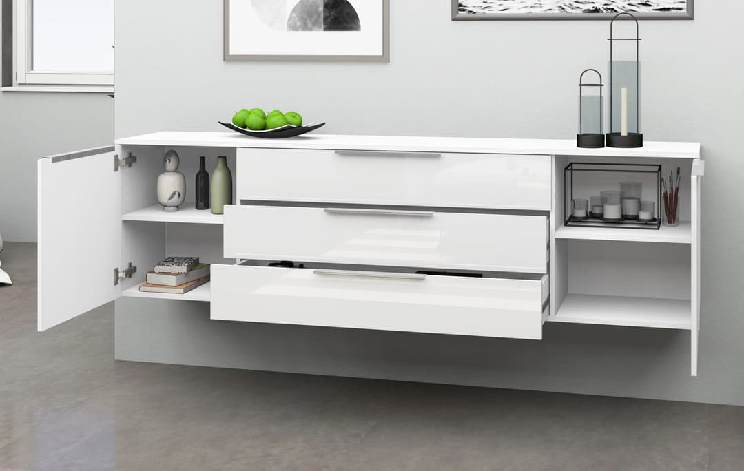 borchardt Möbel Sideboard Oliva | Weiß