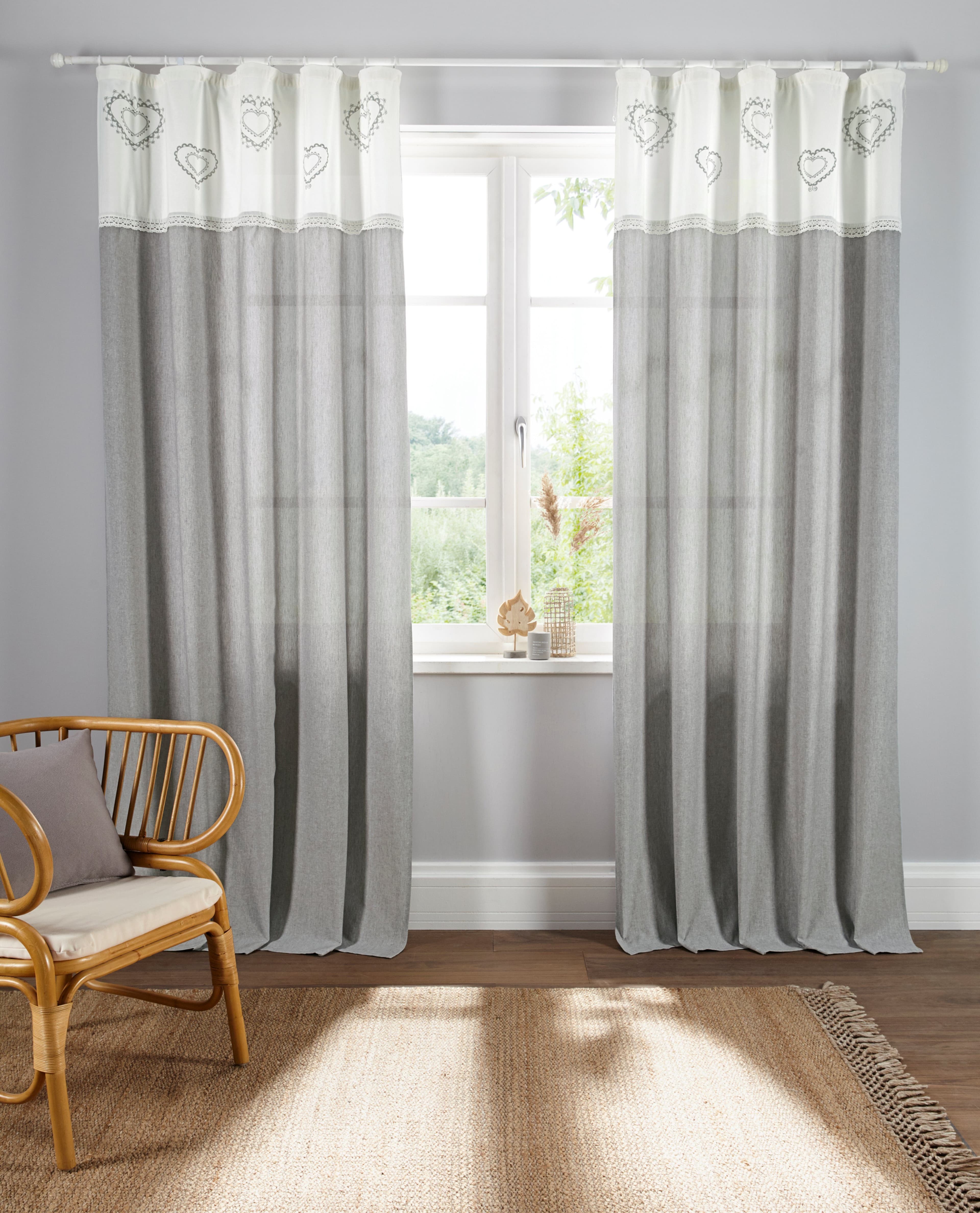 OTTO home Gardine Louis | Grau