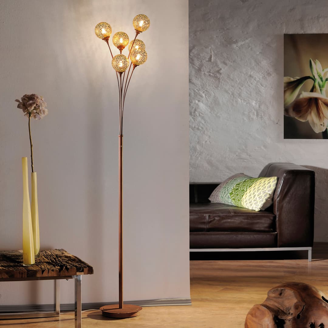 Paul Neuhaus Stehlampe GRETA | Braun