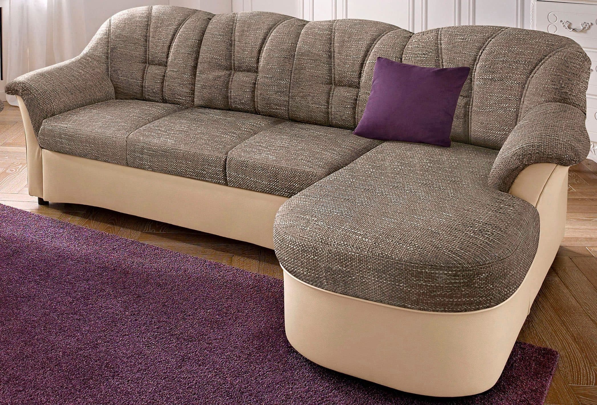DOMO collection Ecksofa Flores Schlafsofa | Mehrfarbig