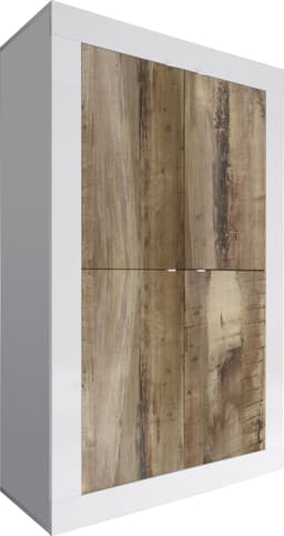 Home affaire Highboard Basic | Weiß