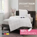 SPESSARTTRAUM Gänsedaunenbettdecke Premium**** | Weiß