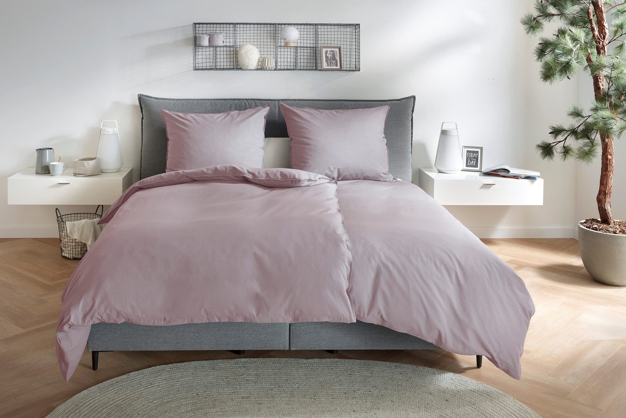 Primera Bettwäsche Stone-Washed | Rosa
