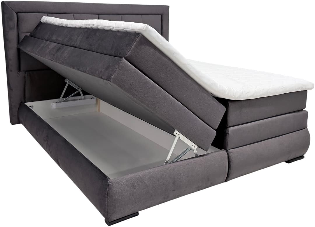 OTTO home Boxspringbett MIVVA | Grau