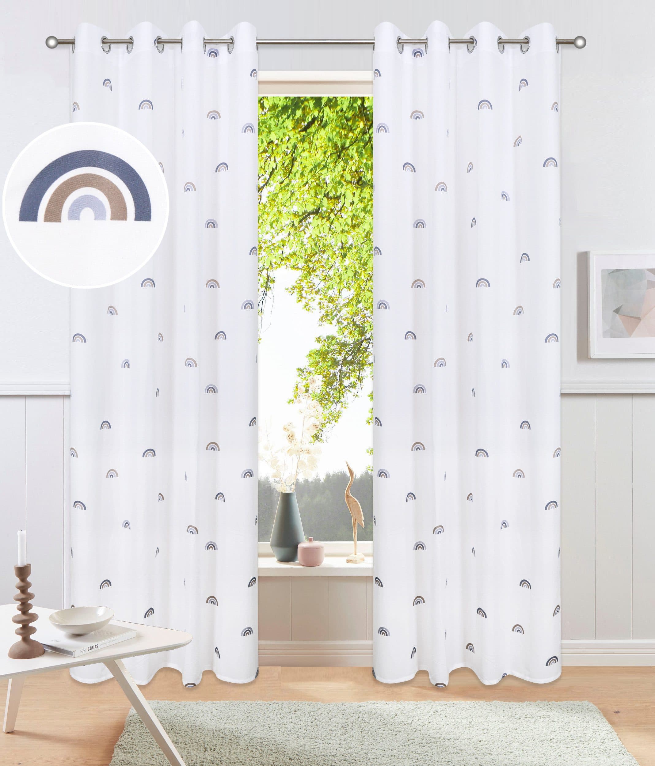 OTTO home Gardine Elyna | Mehrfarbig