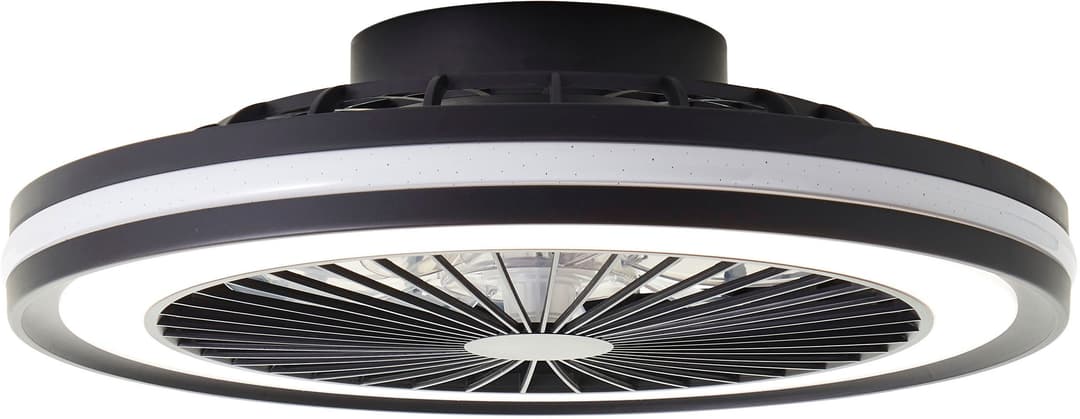 Brilliant LED Deckenleuchte Palmero | Schwarz
