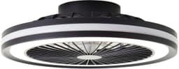 Brilliant LED Deckenleuchte Palmero | Schwarz