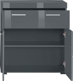 welltime Avena Badezimmerschrank | Grau