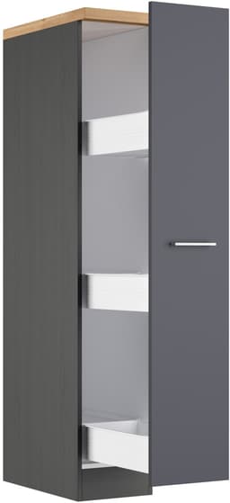 KOCHSTATION Apothekerschrank KS-Milan | Grau