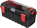 Prosperplast Werkzeugbox X BLOCK ALU LOG | Schwarz