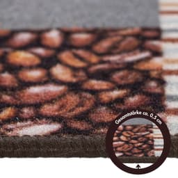 Andiamo Küchenläufer Cafe Creme | Grau