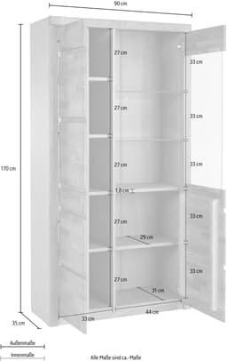 OTTO home Vitrine Silkeborg | Holztöne