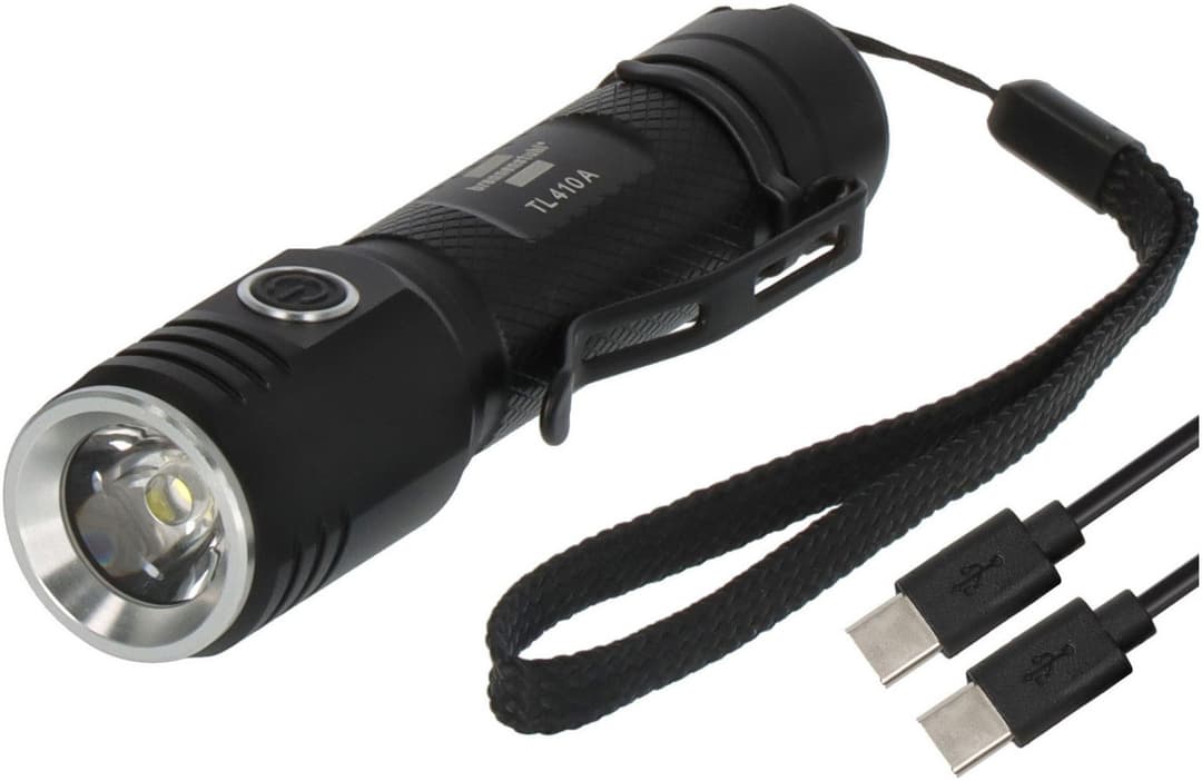 Brennenstuhl LED Taschenlampe TL 410 A | Schwarz
