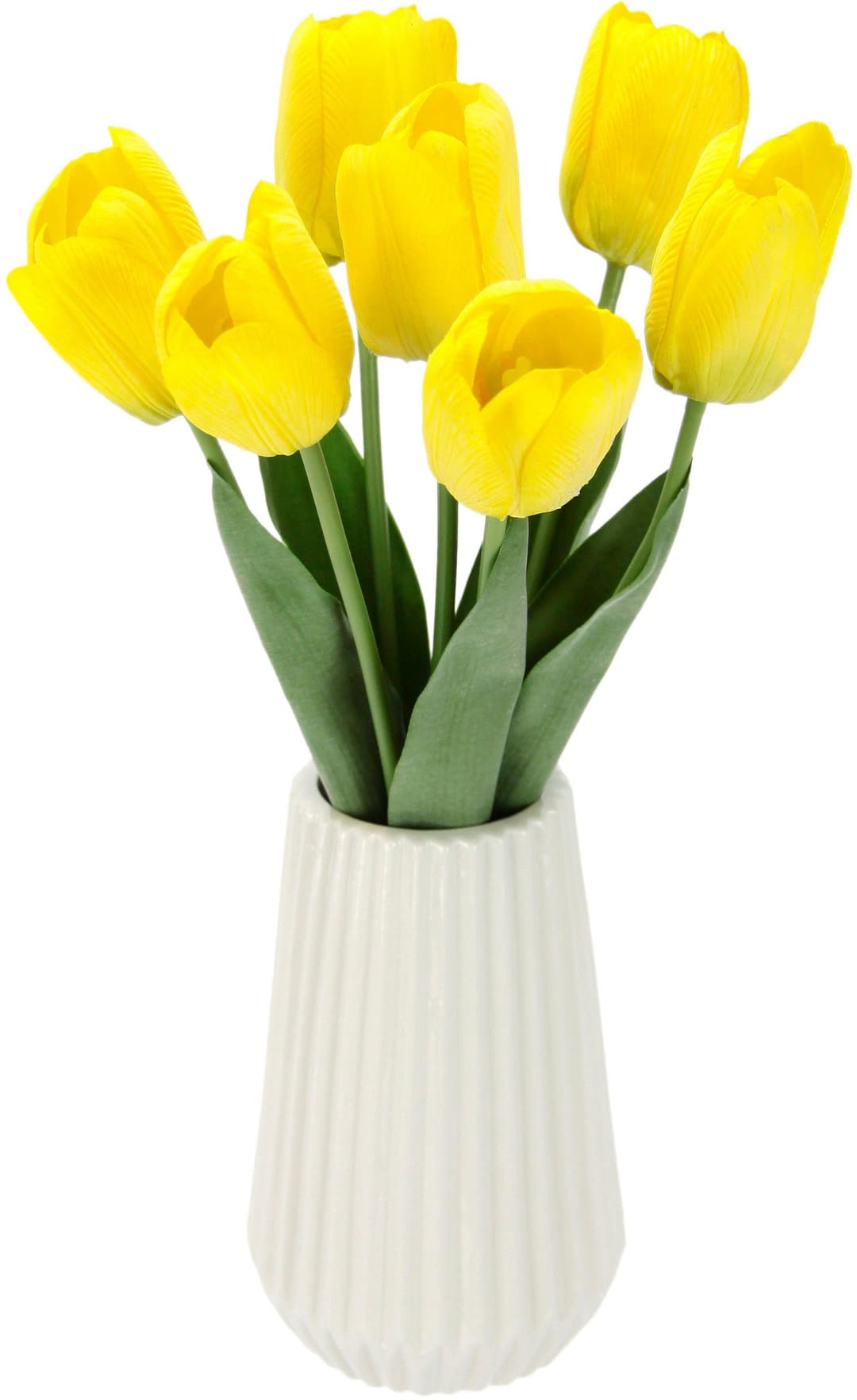 Kunstblume Real-Touch-Tulpen | Gelb