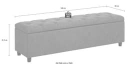 Home affaire Polsterbank Goronna | Beige
