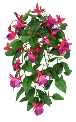 Kunstpflanze Fuchsie | Mehrfarbig