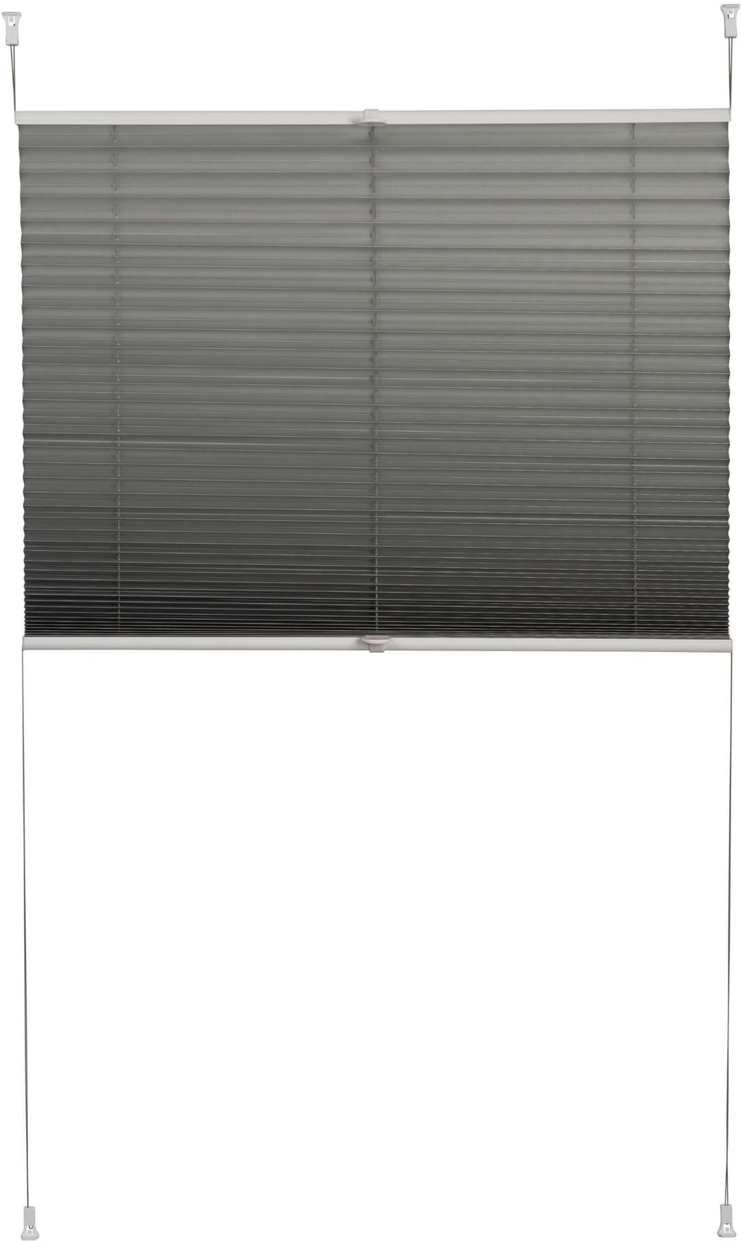 K-HOME Plissee Klemmfix Pisa | Silber