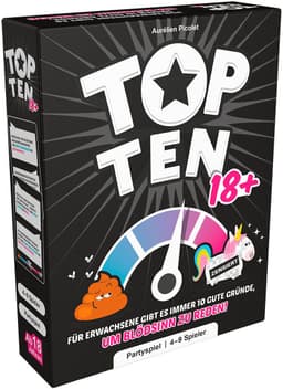 Asmodee Spiel Top Ten 18+ | Mehrfarbig