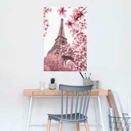 Reinders! Poster Paris in Rosa | Rosa