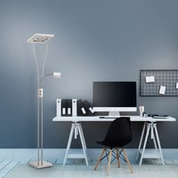 JUST LIGHT Stehlampe HELIA | Silber