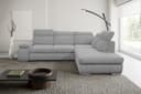 WERK2 Ecksofa Alicante Cord | Grau 2
