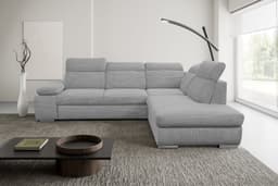WERK2 Ecksofa Alicante Cord | Grau