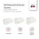RIBECO Federbettdecke Laram | Weiß 3