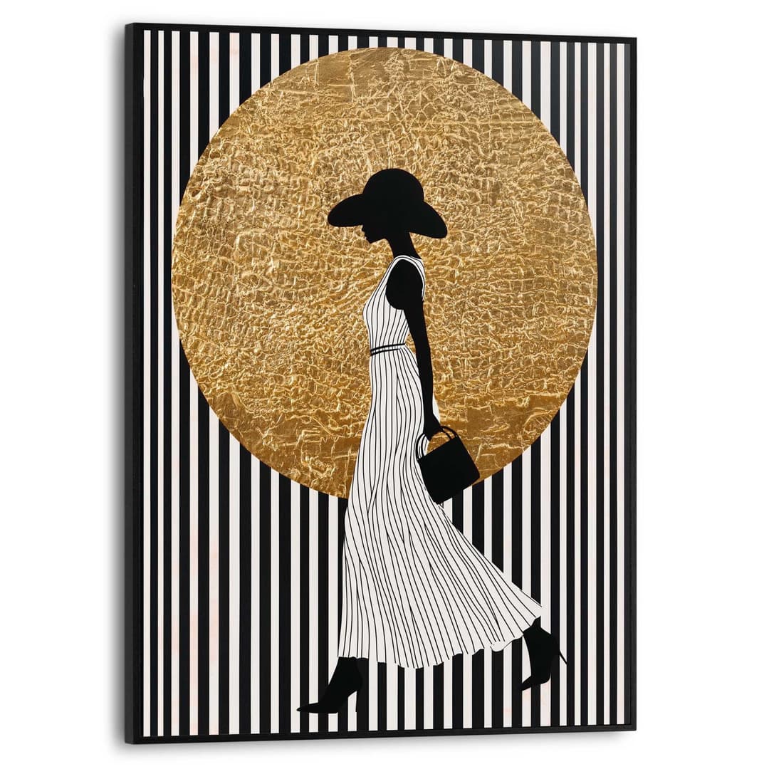 Reinders! Poster Walking Lady | Schwarz