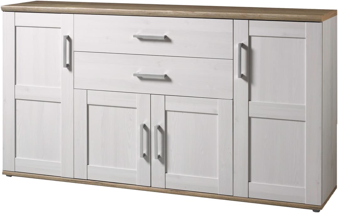 HBZ Sideboard Romance im Landhaustil | Weiß