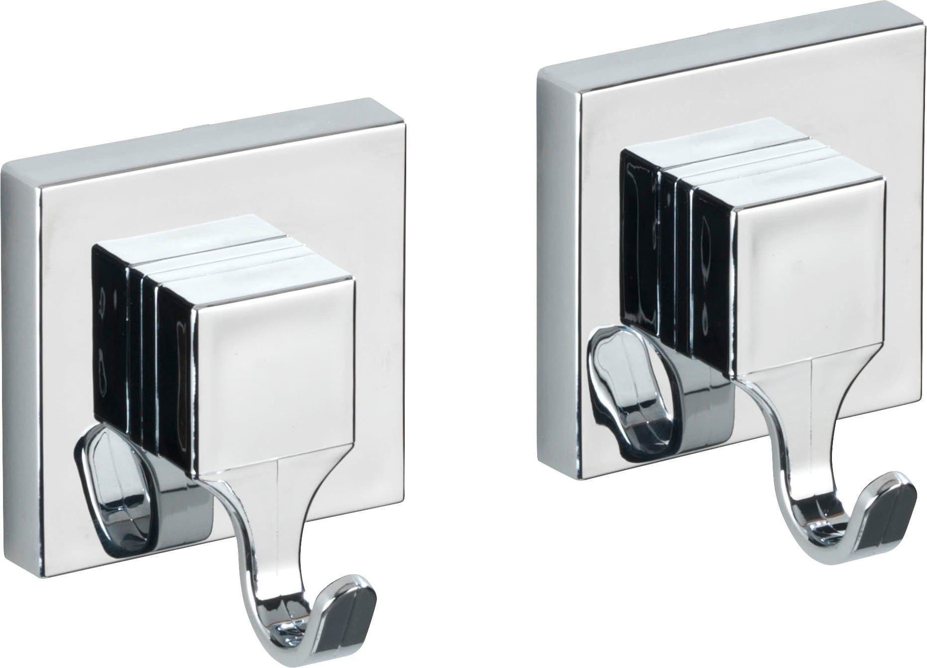 WENKO Wandhaken Vacuum-Loc® | Silber