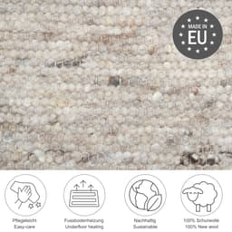 OTTO home Wollteppich Greith | Beige