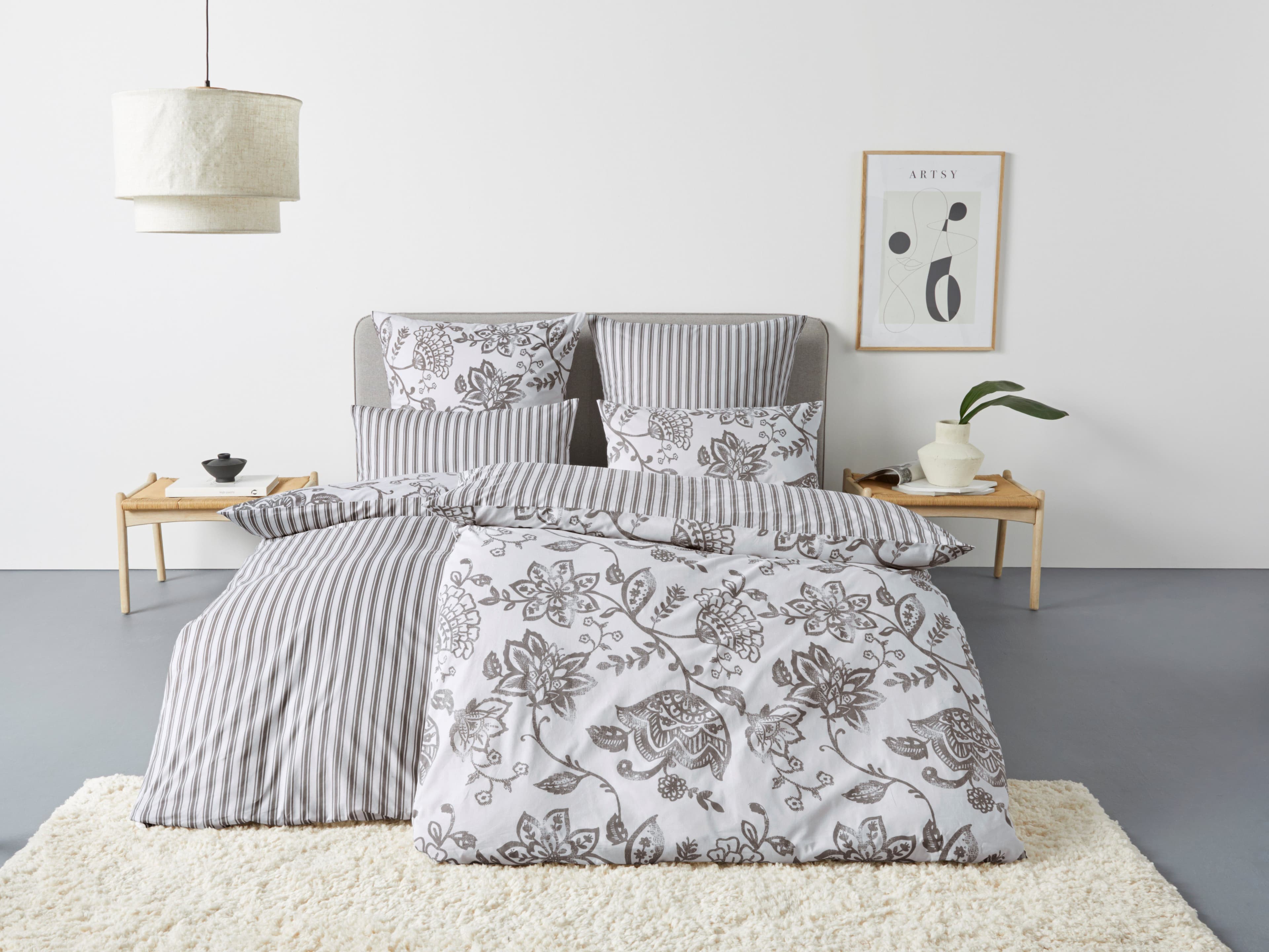 OTTO home Bettwäsche Nordby | Grau