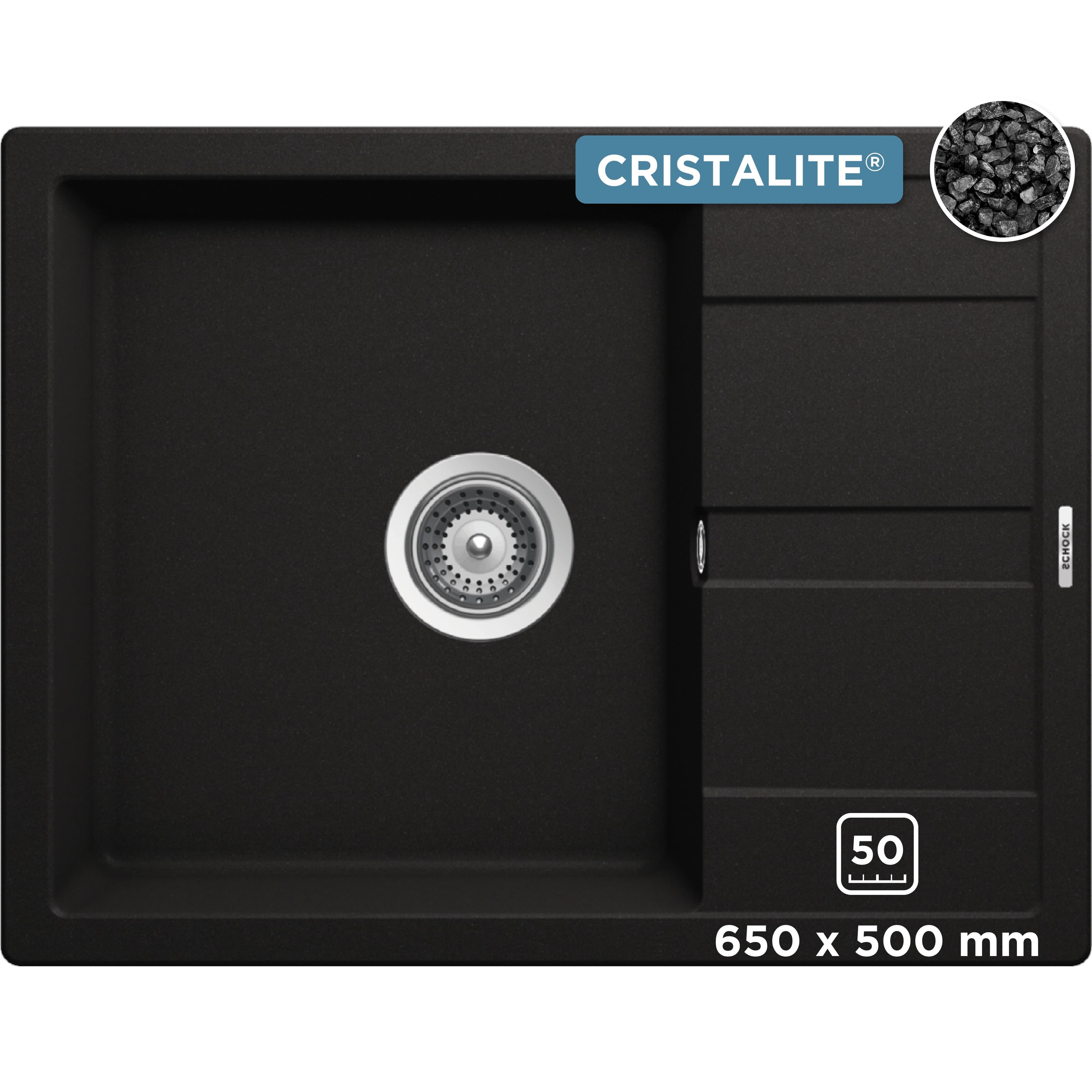 Schock Granitspüle Lucca Plus | Schwarz