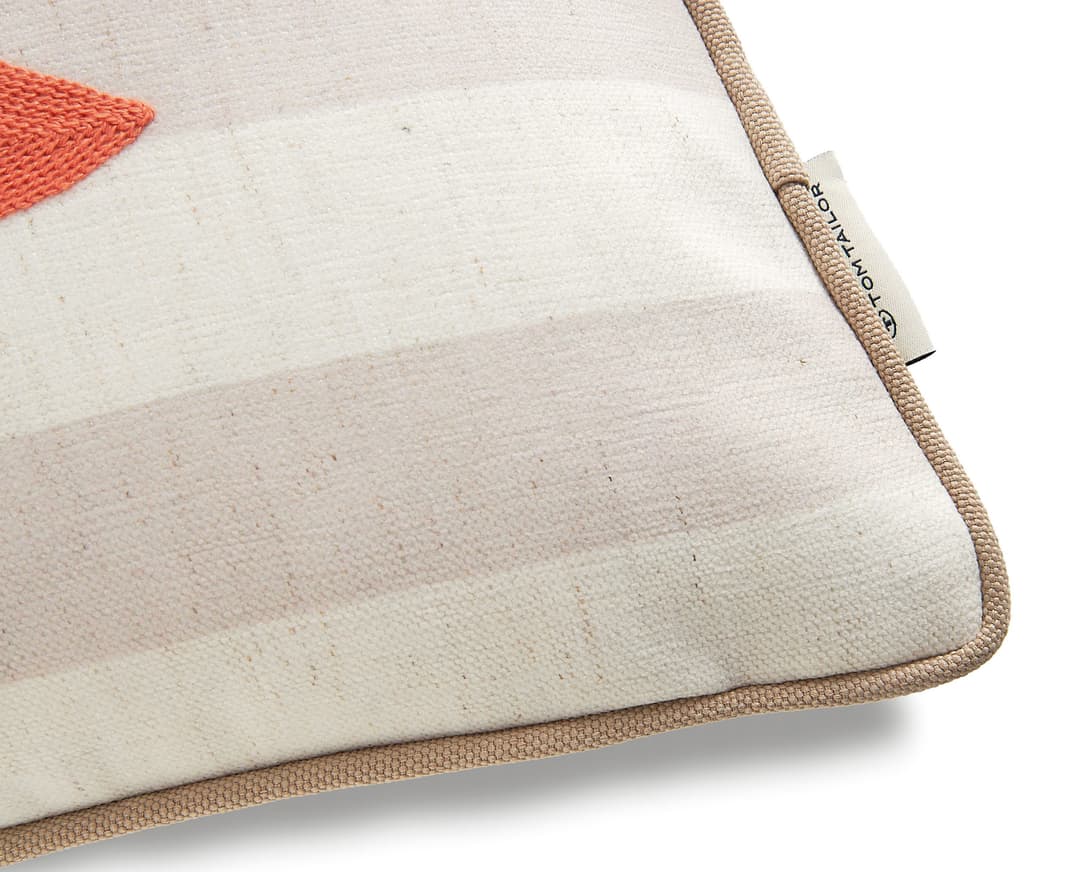 TOM TAILOR HOME Dekokissen Birds | Beige