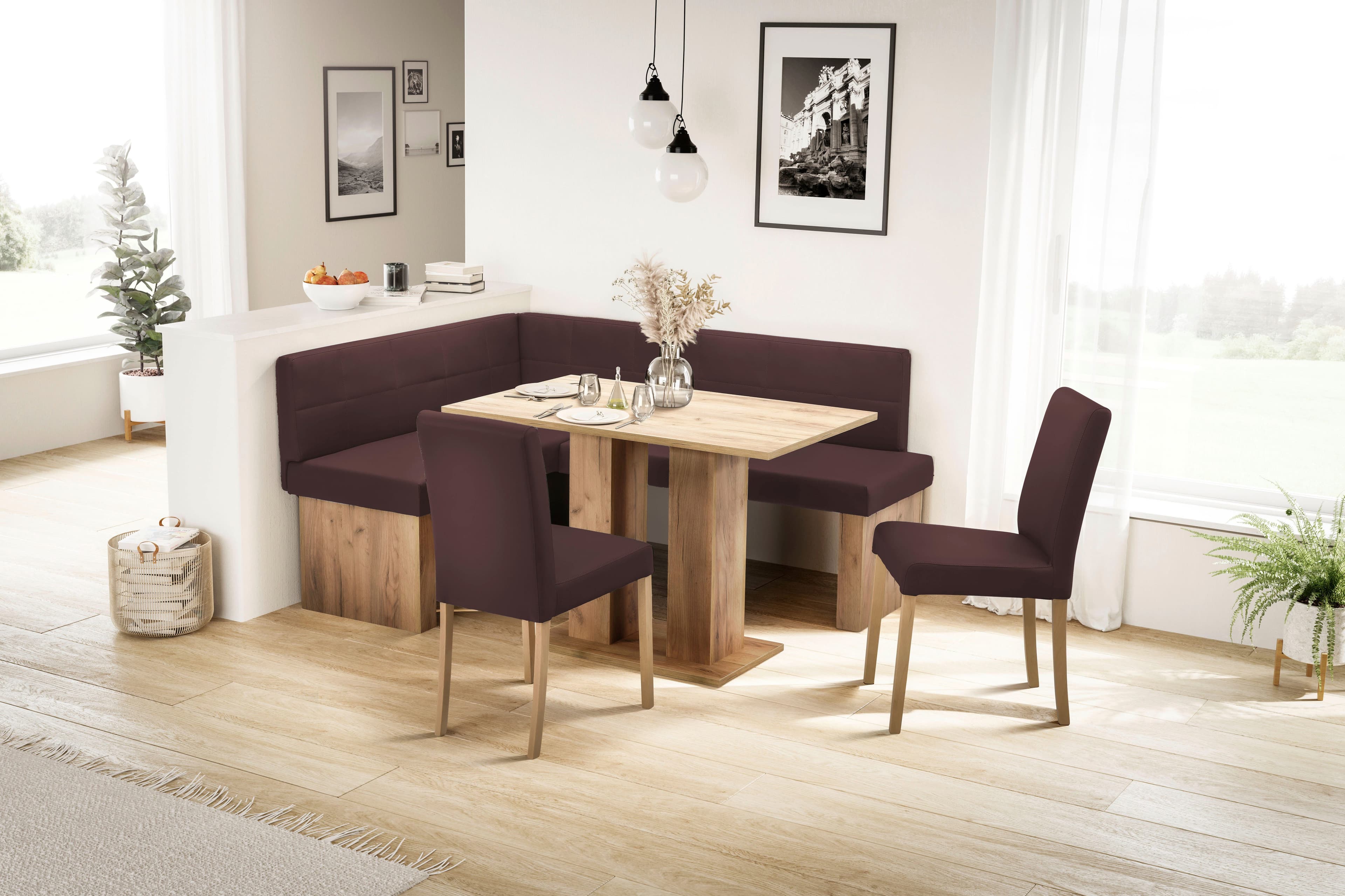 massivline&more Eckbank Anna 2 | Braun