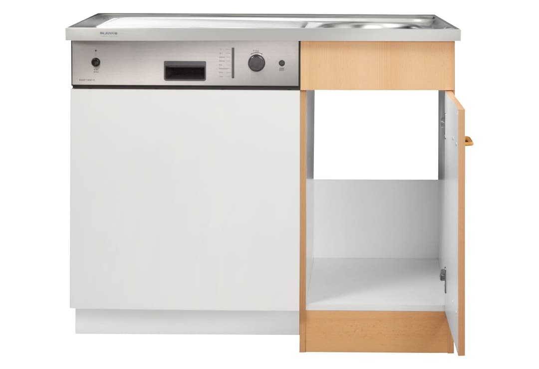 KOCHSTATION Spülenschrank KS-Elster | Holztöne